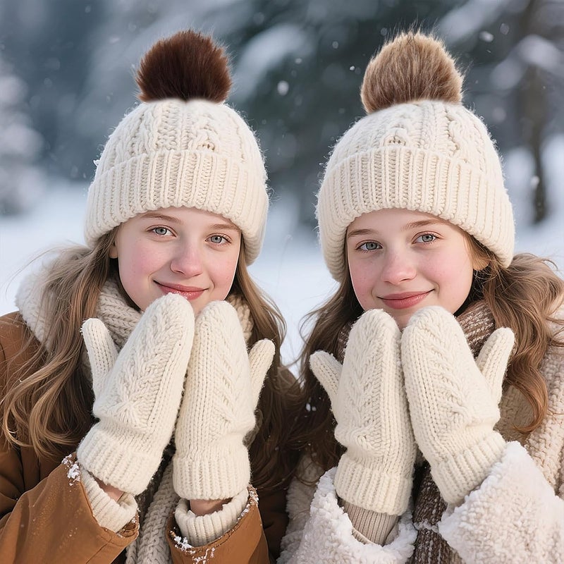 Bememo 50 Pieces Faux Fur Pom Pom Balls for Hats DIY Faux Fur Pompom with Elastic Loop for Hats Shoes Scarves Gloves Scarves Bag Key Chain Charms Accessories (Classic Color) - Image 2